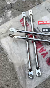 TIANG BESI BARTENSIONER PENAHAN TUTUP TROMOL BELAKANG RX KING SCORPIO VIXION CROME KROM