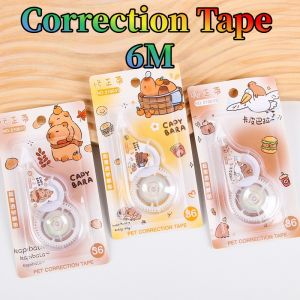 Cute Cartoon Correction Tape 6M Pastel Color Large Capacity Whiteout for Student Homework & Classroom Prizes School Supply.