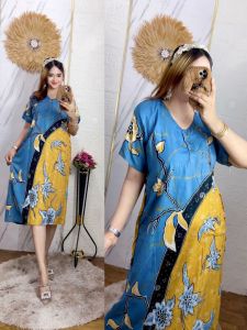 Daster Wanita Kekinian Daster Panjang Selutut Terbaru Busui Bahan Rayon Adem Murah Daster Citra