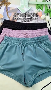 Yoga Shorts High Waist Women Workout Clothes Set Short Sleeve Yoga Tops Sports Shorts Light Proof