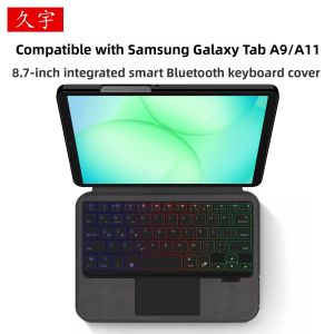 Integrated Wireless Backlit Bluetooth Keyboard Case for Samsung Galaxy Tab A9/A11 8.7 Inch 2025 New Model A11 Tablet SM-X115/X133