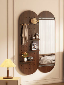 Retractable Hidden Wall-Mounted Dressing Mirror