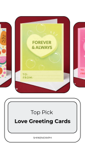 Forever & Always Card – Romantic Green Aesthetic Love Greeting Card