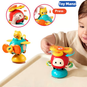 Rotating Dining Chair Baby Toy Baby Spinner Toys Car Spinning Sucker Baby Chair Finger Early Learnin 0-1 year old Baby Dining Table Toy