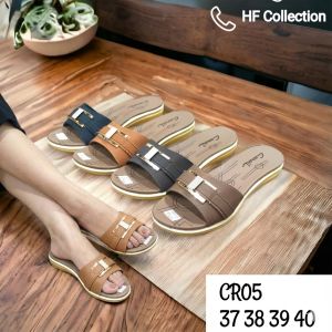 Sendal selop wanita bahan sintetis merk carvil size 37-40