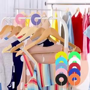 10PCS Clothing Rack Size Dividers Clothing Closet Wardrobe Dividers for Hanging Clothes Packing Baby Clothes Traveling Closets
