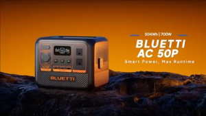 BLUETTI AC50P Protable Power Station 700W 504Wh Lifepo4 Battery 220V 60Hz with UPS Solar Generator for Outdoor Camping Hiking