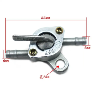 Shut Off Fuel Valve Gas Tank Fuel Switch Cut Off ON Valve Pump Tap Petcock For Gasoline Generator Engine Oil Tank Dirt Bike Go Kart ATV 6mm
