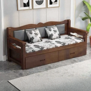 New Chinese Style Sofa With Storage Drawer