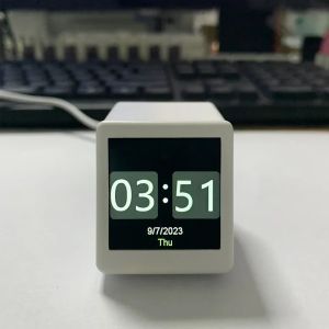 Smart Weather Clock WIFI Weather Station for Accurate Forecasts and Bitcoin Monitoring Creative Digital Ornaments for Desktop
