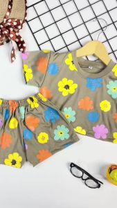 Setelan Baju Anak Perempuan BLOOMERS 1-4 Tahun/KOREAN SET