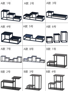 Chinese Style Iron Art Tea Set Display Rack Small Bookshelf Desktop Tea Cup Storage Shelf Purple Clay Pot Organizer Tea Tent