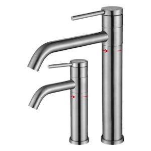 AZOS | Stainless Steel Ceramic Core Adjustable Faucet