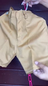 Khaki Garterized Shorts School Uniform for Boys Kinder Elementary High School | Theo Clothing
