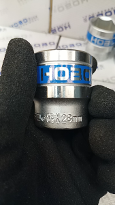 (MADE IN TAIWAN) HOBO ลูกบล็อกสั้น 1/2"(4หุน) 6 เหลี่ยม เบอร์ 28 มม.