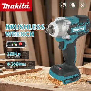 Makita | Makita DTW285 Three-Speed Impact Wrench For M10-M20 Bolt Fastening And Rusted Stuck Nut Disassembly Power Tools