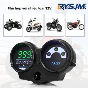 Đồng Hồ Đo Tốc Độ Xe Máy Kỹ Thuật Số LED Cho Honda CG125 2000-2008 Fan 125 Titan 13 Bảng Điều Khiển Brazil Đồng Hồ Đo Tốc Độ Xe Máy Tương Thích