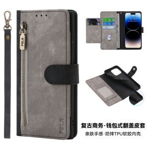 Leather Flip Cover Phone Case for iPhone 16 14 13 12 pro Max 11 Multi-Card Slot Wallet Style XR Protective Cover 7 Luxury Feel