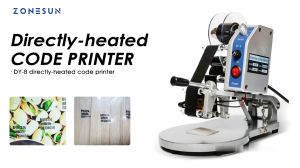 ZONESUN Date Coding Machine Printing Machine Manual Expiry Date Code Printers Hot Foll Stamp Coder Expiry Date Machine DY-8
