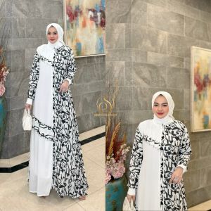 DRESS GAMIS MODE ALEXSA TERBARU BY SBR  100%ASLI REAL MASIH BANYAK MODE LAIN NMR LYODRA