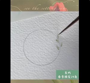 2/3พับ Pigment Sub แพคเกจกล่อง24สี Solid สีน้ำ Pigment DIY Creative สีวาดเติมสีอุปกรณ์