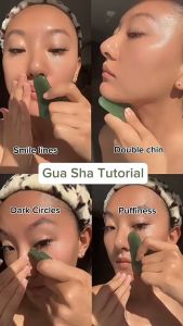 ร้าน :Real stone shop หยกหลากสไตล์ ❤️(NO BOX 🗃) ❤️หินนวดหน้า กวซานวดหน้า หยกหลากสไตล์สแตนเลส 100% งามๆ