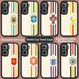 MOBAOKE | Soccer World Cup Emblem Leather Phone Case For VIVO iQOO NEO