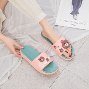 Dép Đi Trong Nhà Mùa Hè Chống Trượt Cho Trẻ Em Và Phụ Nữ Dép PVC Hoạt Hình Dễ Thương Cho Bố Mẹ Và Con Cái Dùng Trong Nhà