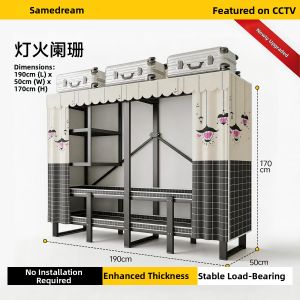 SAMEDREAM | Easy Assembly Sturdy Steel Frame Closet