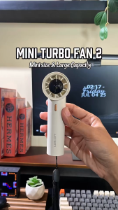 LOG ON Turbo Handheld Fan LO-MFAN2 PORTABLE MINI FAN