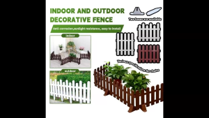 Plastik PVC pagar taman luar Yard hiasan pagar dalaman Partition berkebun alat塑料围栏