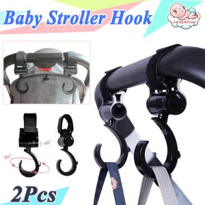 2Pcs Stroller Hooks Rotate 360 Degree Baby Car Accessories Stroller Organizer Stroller Accessories