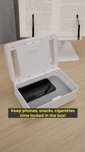 Smart Ergo Timer Control Lock box -  Stainless Steel Timer Box to lock up all your bad habits!