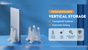 HAGIBIS ZLS01 Laptop Stand: 332g Real Material Aluminum Alloy Stable Support Automatic Clamping Rust-proof Heat Dissipation Wide Compatibility