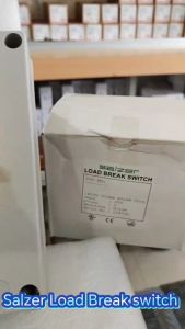 SALZER LOAD BREAK ISOLATOR 3POLE OFF ON WITH PADLOCK HANDLE IN ABS BOX 32A 63A (B31SM)