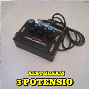 Alat Rekam Mixer Ke Hp Android Universal 3 Potensio Suara Jernih