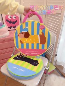 Round seat cushion carpet on the ground reading room soft butt pad tatami mat balcony meditation mat home use removable and washable