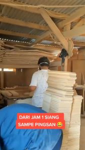 Papan Kayu MDF Polos Ukuran 20x40 Tebal 6mm Untuk Bahan Dekorasi Dinding