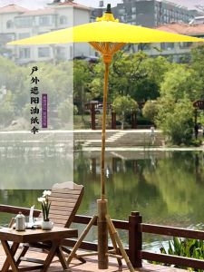 ร่มกันแดด ร่มเชียงใหม่ ร่มกระดาษสา เคลือบน้ำมัน รัศมี40 นิ้ว ร่มใหญ่ มีหลายสี ตกแต่งร้านอาหาร ร้านกาแฟ