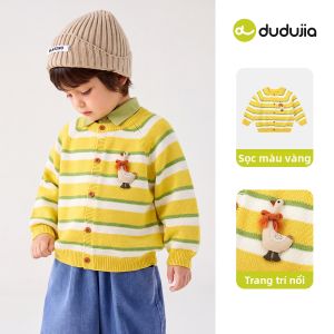 DUDUJIA | Áo Sweater Trẻ Em 100% Cotton