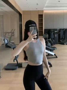 Unlimit Sleeveless Tank Double Lining Vest Solid Color Top Women Croptop Sando Camisole Soft Minimalist Crewneck Short Skinny Summer Basic Black 1Pcs Only Buy 1 Take 2 & Buy 1 Take 1