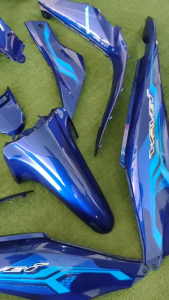 ชุดสี เวฟ110iLEDเก่า ปี2019-2020 สีน้ำเงิน มี12ชิ้น