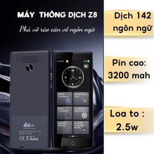 Máy dịch ngôn ngữ Z8( bản cao cấp) cấu hình cao lin bền dịch 142 ngôn ngữ