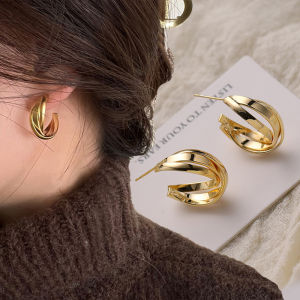 ผ้าเปรียบเท้าแฟชั่นสำหรับผู้หญิง สำหรับรูปทรงเรขาคณิตอเนกประสงค์ รูปทรงตัว C บิดไม่สม่ำเสมอและสวยงาม เกาหลี