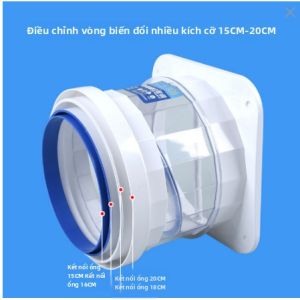 Van Ngăn Chảy Ngược Hai Chiều cho Bếp và Phòng Tắm có Ống Thoát Khí Nhỏ