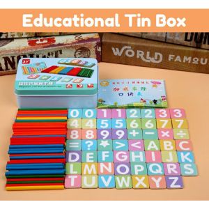 Mainan Edukasi Anak Educational Tin Box