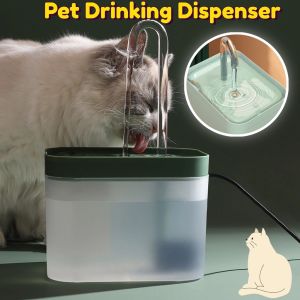1.5L Automatic Pet Water Dispenser Pet Water Fountain Visual Water Tank Dispenser Fountain Cat Water Feeder