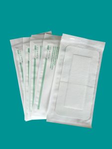 แผ่นป้องกันแผลหลังคลอดด้วยวิธีผ่าหน้าท้องแบบใช้แล้วทิ้ง 10 แผ่น ผ้าไม่ทอ ป้องกันแบคทีเรีย ป้องกันการติดเชื้อ ระบายอากาศได้ดี