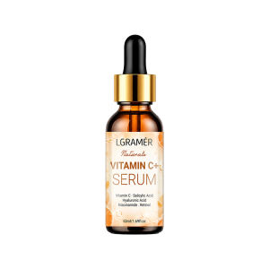 EELHOE | 30ml/50ml Vitamin C & Retinol Facial Serum Hyaluronic Acid Hydrating Essence Brighten and Even Skin Tone Anti Aging Skin Care