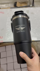 Custom Bottle Tumbler Gift Name & Logo Personalization Stainless Steel Hadiah 900ML 1200ML